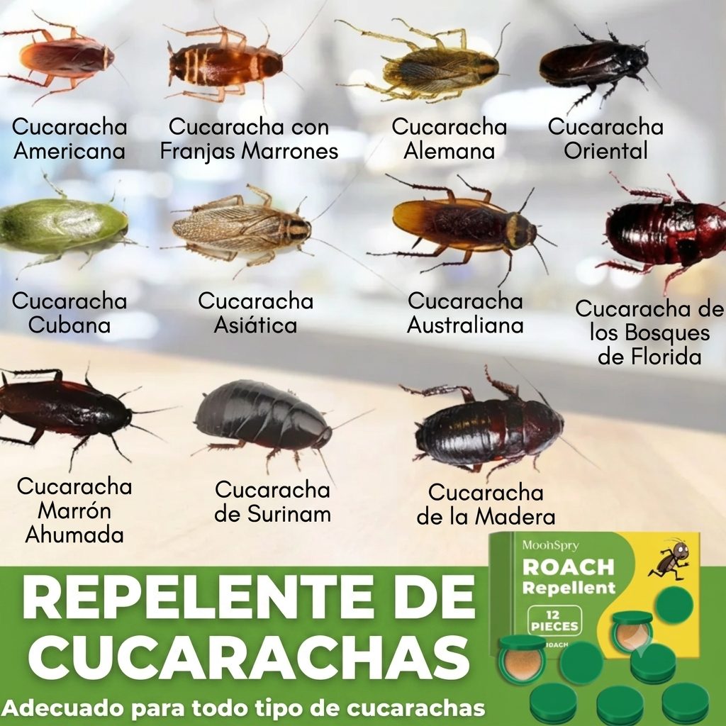 Repelente De Cucarachas 12 comprimidos